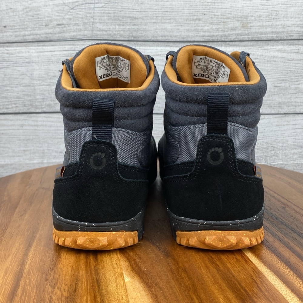 Xero Ridgeway Retro Inspired Waterproof Hiker Barefoot Boot Men’s Shoe Size 10 - Picture 6 of 13